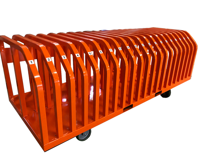 Big Steel Rack's vertical sheet metal storage rack