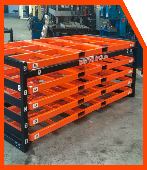 Horizontal Sheet Rack, Sheet Metal Rack