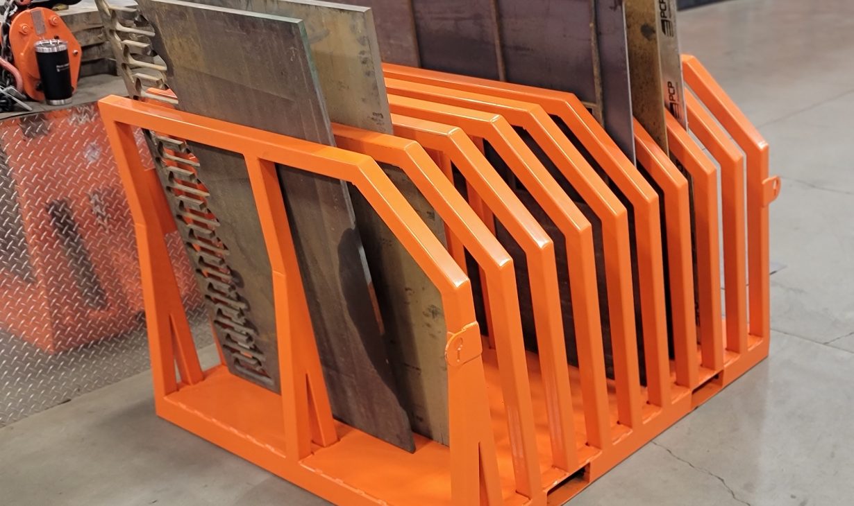 Big Steel Rack's vertical sheet metal storage rack