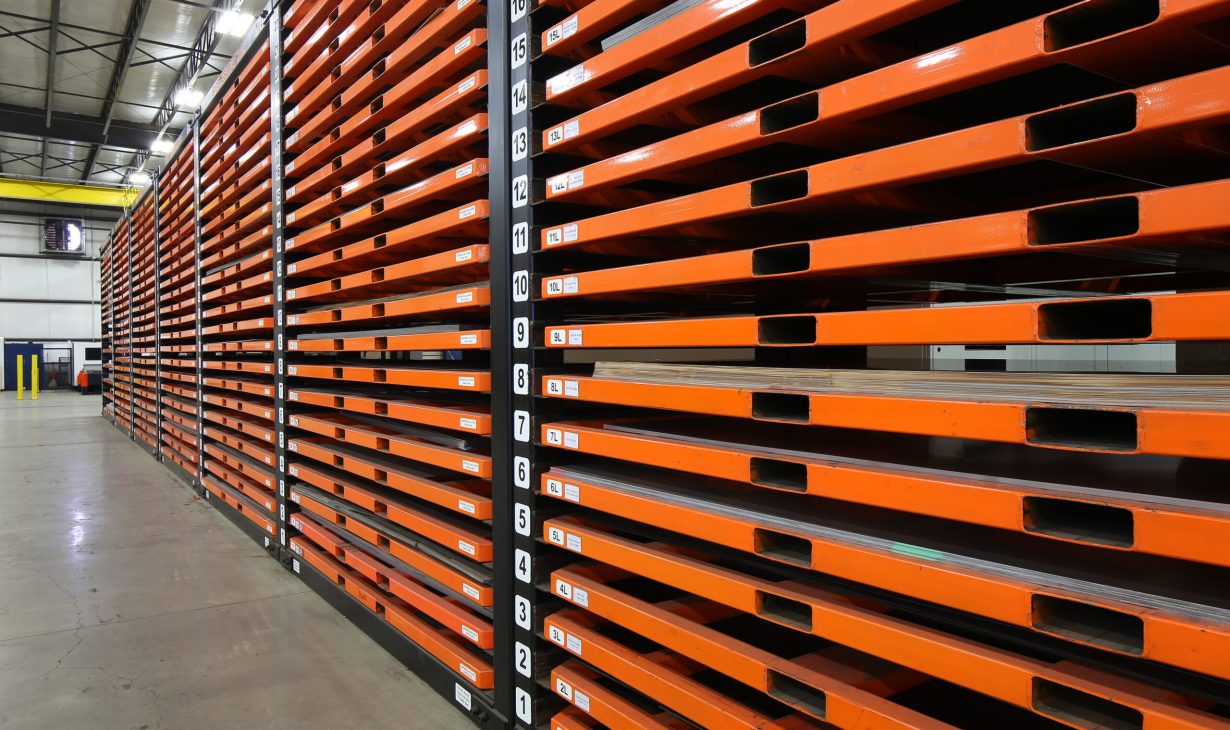 Big Steel Rack's Sheet Metal Storage Rack
