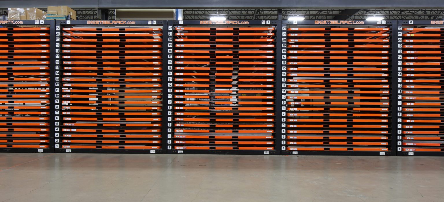 sheet metal storage rack